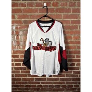 The Disciples Hockey Jersey Religion Funny Embroidery 7 White Needs Repair Large
